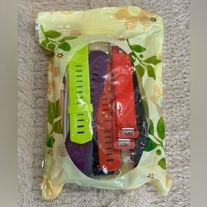 Silicone Replacement Fit bit Style Fitness Tracker Bands Pack of 12